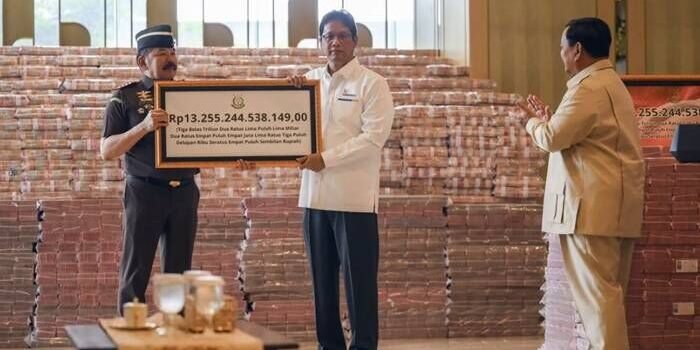 Kejagung Serahkan Rp13,25 Triliun Uang Pengganti Kasus Korupsi CPO ke Negara