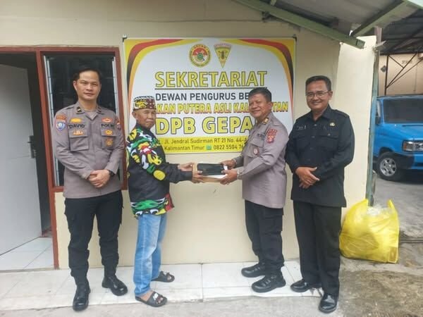 Polda Kaltim Temui Organisasi Kemasyarakatan GEPAK, Ajak Bersama-sama Jaga Kondusifitas Kamtibmas
