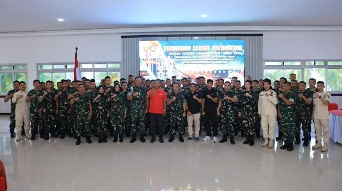 Ratusan prajurit penerangan dari jajaran Kodam VI/Mulawarman mengikuti Penataran Fungsi Penerangan Kodam VI/Mulawarman Tahun 2025, di Balai Sudirman Balikpapan, pada Senin (13/10/2025). Foto: HO/Pendam VI/Mlw