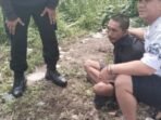 Satu tahanan atas nama Kahar berhasil diamankan pihak kepolisian. Satu tahanan atas nama Kahar berhasil diamankan pihak kepolisian. Foto: BorneoFlash/Ist
