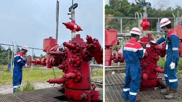 Sejak diterapkan pada 2023 hingga 2025, inovasi pompa listrik berukuran ringkas menghasilkan rata-rata produksi harian tiap sumur meningkat dari 60 barel minyak per hari (bopd) menjadi 150 bopd. Foto: HO/PHSS