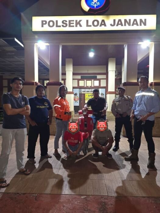 Dua Pelaku Curanmor Diciduk Polsek Loa Janan, Salah Satunya Residivis Kasus Narkoba dan Pencurian