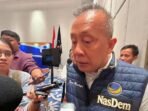 Wakil Ketua DPR Saan Mustopa saat ditemui di Jakarta, Sabtu (11/10/2025). FOTO : ANTARA/Agatha Olivia Victoria