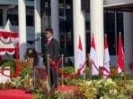 Wali Kota Balikpapan H. Rahmad Mas’ud Saat memimpin upacara peringatan Hari Sumpah Pemuda ke-97 tahun 2025 di Halaman Balai Kota Balikpapan, Pada Selasa (28/10/2025). Foto: BorneoFlash/Ardian