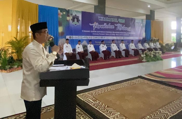 Wali Kota Balikpapan Hadiri Pernikahan Mubarak Santriwan dan Santriwati Pondok Pesantren Hidayatullah