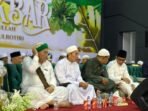 Wali Kota Balikpapan, Rahmad Mas’ud saat menghadiri Maulid Arba’in di Balikpapan Sport and Convention Center (BSCC)/Dome, pada hari Sabtu Malam (4/10/2025). Foto: BorneoFlash/Niken Sulastri