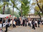 Suasanan penyambutan sekitar 700 mahasiswa baru dari Indonesia oleh KBRI Beijing (25/10/2025). Foto: ANTARA/Desca Lidya Natalia