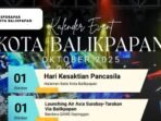 Kalender Event Bulan Oktober 2025 Kota Balikpapan Resmi Dirilis, Simak Deretan Acaranya!. Foto: Instagram/@disporapar_balikpapan
