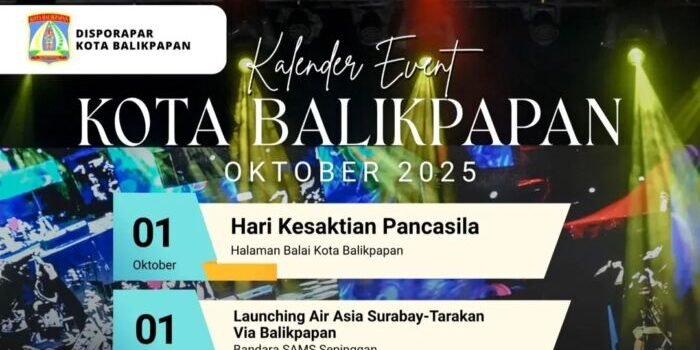 Kalender Event Bulan Oktober 2025 Kota Balikpapan Resmi Dirilis, Simak Deretan Acaranya!. Foto: Instagram/@disporapar_balikpapan