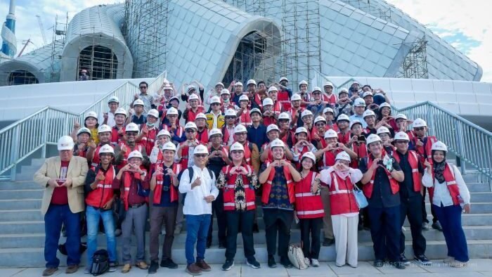 Aanwijzing Sayembara Desain Bangunan dan Kawasan Pusat Kebudayaan IKN di Kantor Kemenko 3, Kawasan Inti Pusat Pemerintahan (KIPP) IKN, pada Jumat (21/11/2025). Foto: HO/Humas Otorita IKN