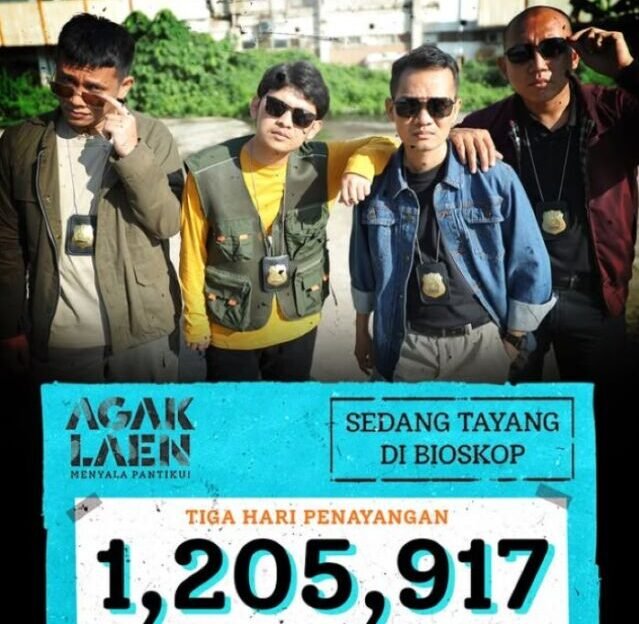 Agak Laen 2 dalam 3 Hari Lebih dari 1 Juta Penonton. Foto; By Imajinaro