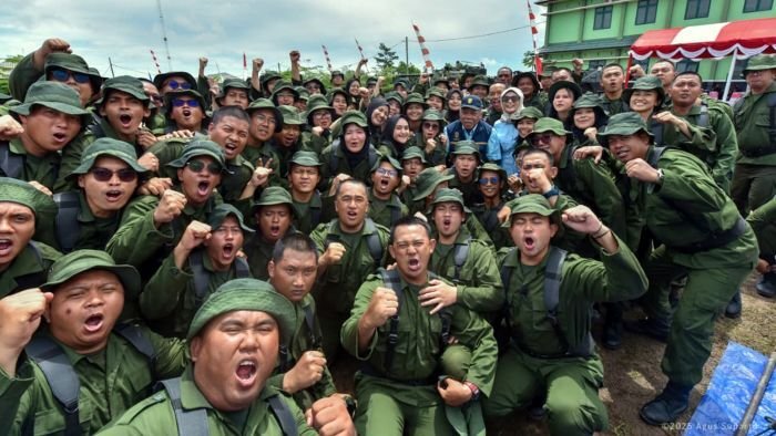 Berpusat di Puslatpur Amborawang, 192 peserta sukses menyelesaikan misi agenda retret Pegawai ASN Otorita IKN yang berlangsung selama 14 hari di Puslatpur Amborawang. Foto: HO/Humas Otorita IKN