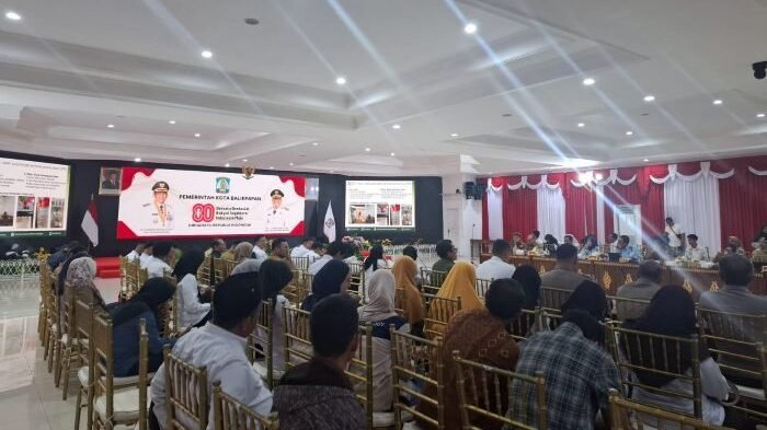 FGD Sinergitas Lintas Sektor dalam efektivitas Program MBG, di Auditorium Balai Kota Balikpapan, pada Selasa (11/11/2025). Foto: BorneoFlash/Ardian