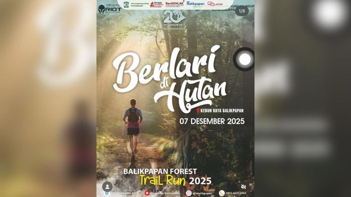 Lari Menembus Hutan, Balikpapan Forest Trail Run 2025 Angkat Konsep Eco-Sport Tourism