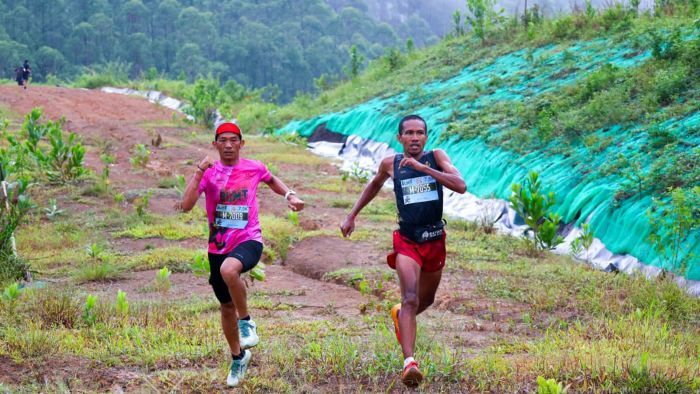 Gegap gempita BUMT 2025 yang berlangsung mulai dari 14 November 2025, ditutup dengan jejak kaki ratusan peserta trail run mengelilingi kawasan Nusantara, pada Minggu (16/11/2025). Foto: HO/Humas Otorita IKN