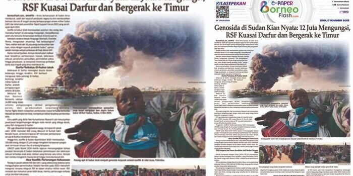 Headline E-Paper BorneoFlash Edisi Senin 17 November 2025