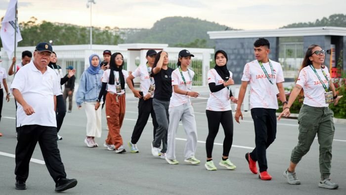 Kejurnas Asosiasi Lari Trail Indonesia (ALTI) dan Borneo Ultra Mixed Trail (BUMT) Nusantara pada Rabu (12/11/2025). Foto: HO/Humas Otorita IKN