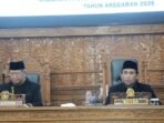 Ketua DPRD Kutim, Jimmi, S.T., M.T.  Pimpin Rapat Paripurna ke-13 Masa Persidangan I Tahun Sidang 2025/2026, pada Selasa (25/11/2025). Foto: HO/dprdkutaitimur.id