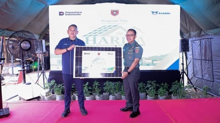 Kolaborasi antara PT Asabri (Persero) Cabang Balikpapan dan Kodam VI/Mulawarman untuk mendukung operasional Integrated Farming System (IFS) Kodam VI/Mlw, Kegiatan berlangsung di Transad Lahan Ketahanan Pangan IFS VI/Mlw, Balikpapan Timur, pada Rabu (26/11/2025). Foto: HO/Pendam VI/Mlw