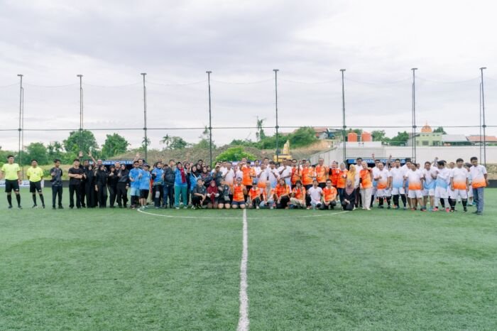 Olimpiade Media Hulu Migas Kalsul 2025 yang berlangsung di Lapangan BSF, kawasan Beller, kota Balikpapan, pada Kamis (6/11/2025). Foto: BorneoFlash/Ist