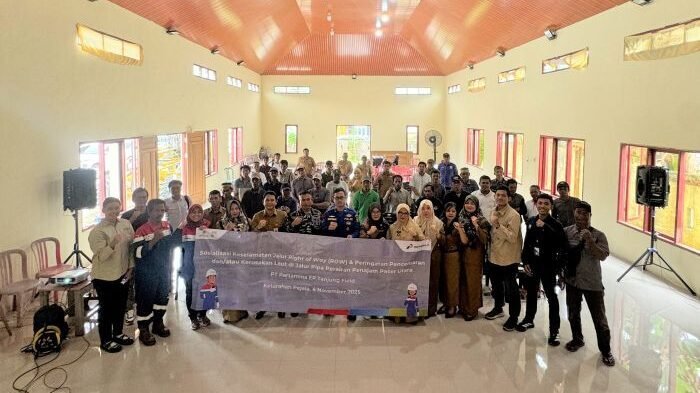 PT Pertamina EP (PEP) Tanjung Field Menggelar Program Sosialisasi Keamanan dan Keselamatan Jalur Pipa Migas di Sekitar Perairan Penajam Paser Utara (PPU). Foto: HO/ PT Pertamina EP