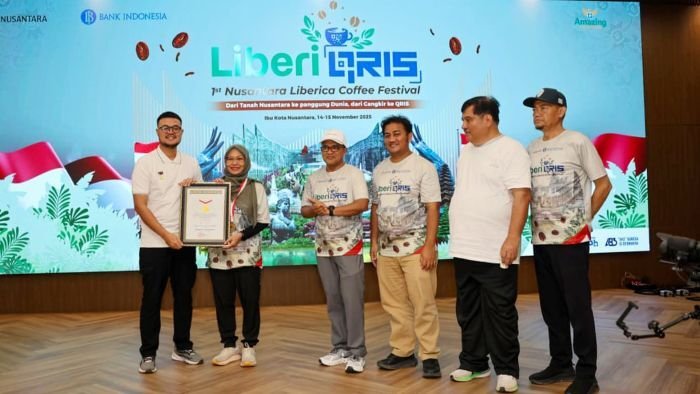 Pekan Seni dan Olahraga Nusantara (Pesona) 2025 ditutup dengan rangkaian kegiatan LiberiQRIS yang diselenggarakan mulai dari 14 hingga 15 November 2025 di Kemenko 3, KIPP Nusantara, Jumat (14/11/2025). Foto: HO/Humas Otorita IKN