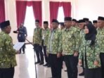 Pelantikan pengurus DMI Kabupaten Kutai Kartanegara. Foto: BorneoFlash/ Ernita Sriana