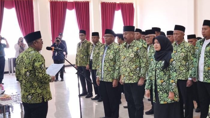 Pelantikan pengurus DMI Kabupaten Kutai Kartanegara. Foto: BorneoFlash/ Ernita Sriana