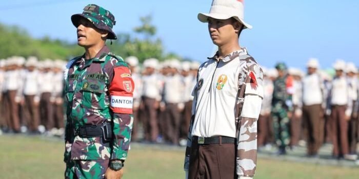 Pembukaan kegiatan Persami KKRI Tahun Anggaran 2025 yang diselenggarakan di Markas Komando Rahlatpur Kodam VI/Mulawarman, Amborawang Darat, Kecamatan Samboja, Kabupaten Kutai Kartanegara (Kukar), Pada Sabtu (01/11/2025). Foto: HO/Pendam VI/Mlw