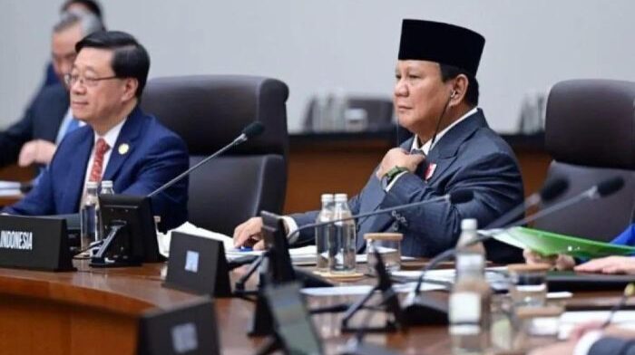 Presiden Republik Indonesia Prabowo Subianto menghadiri KTT Kerja Sama Ekonomi Asia-Pasifik (APEC) 2025 di Gyeongju, Republik Korea, pada Jumat (31/10/2025). Foto: HO/ekon.go.id
