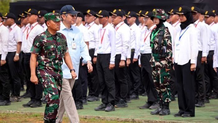 Ratusan pegawai ASN Otorita IKN melaksanakan misi retret pegawai tahun 2025 di Puslatpur Amborawang, Kodam VI/Mulawarman, pada Rabu (05/11/2025). Foto: HO/Humas Otorita IKN