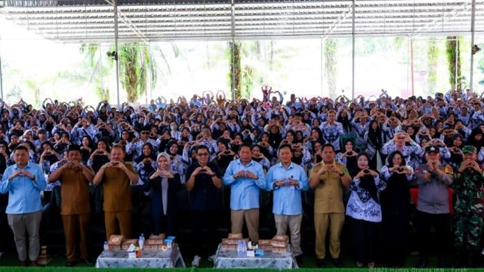 Sosialisasi Pendidikan bagi seluruh guru di wilayah IKN dan delineasinya yang berlangsung di Loa Janan, pada Selasa (18/11/2025). Foto: HO/Humas Otorita IKN