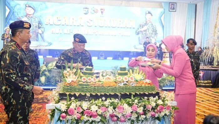 Syukuran HUT ke-80 Korps Brimob Polri digelar di Ballroom Nusantara Hotel Maxone Balikpapan, pada Jumat (14/11/2025). Foto: HO/Humas Polda Kaltim