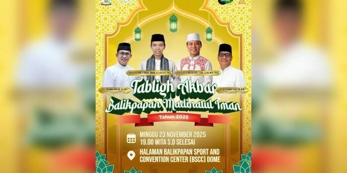  Tabligh Akbar yang akan digelar pada Minggu 23 November 2025. Foto: BorneoFlash/Ist
