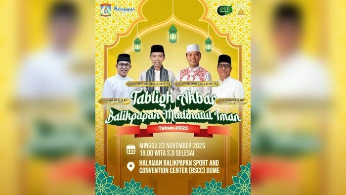  Tabligh Akbar yang akan digelar pada Minggu 23 November 2025. Foto: BorneoFlash/Ist