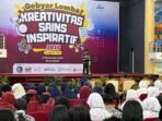 Wakil Wali Kota Balikpapan, H. Bagus Susetyo, dalam Gebyar Lomba Kreativitas Sains Inspiratif 2025 Tingkat SMP se-Kota Balikpapan yang digelar di BSCC/Dome, pada Kamis (27/11/2025). Foto: BorneoFlash/Niken Sulastri