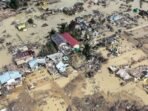 Dokumen - Foto udara pasca banjir bandang di Kabupaten Aceh Tamiang Rabu (3/12/2025). Foto: HO/ANTARA-Syifa Yulinnas