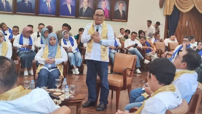 Wakil Wali Kota Balikpapan, Dr. Ir. H. Bagus Susetyo, M.M., saat menghadiri Kagama Regional Leaders Forum (KRLF) 2025 yang digelar di Balai Senat Gedung Pusat Universitas Gadjah Mada (UGM), pada Jumat (12/12/2025). Foto: BorneoFlash/Ist