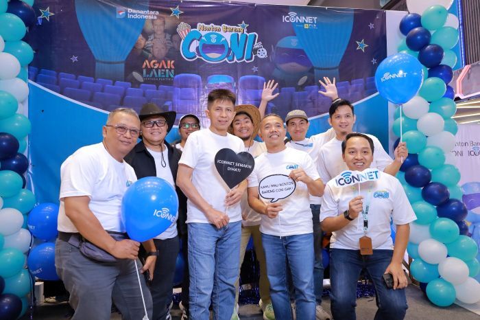 PLN Icon Plus Kalimantan Gelar Nobar CONI ICONNET, Apresiasi Pelanggan di HUT ke-25