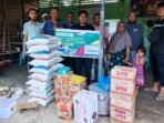 Kementerian Pertanian menyalurkan bantuan kemanusiaan gelombang pertama di wilayah Kota Langsa, Aceh. FOTO : ANTARA/HO-Humas Kementan