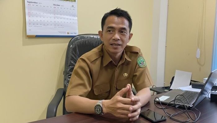 Kepala Bidang Pengawasan dan Promosi Disperindag Kukar, Mohammad Bustani. Foto: BorneoFlash/Ernita Sriana