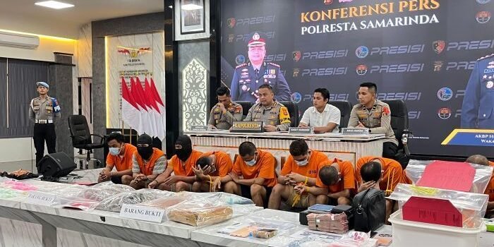 Operasi Akhir Tahun, Polresta Samarinda Amankan 44 Tersangka Narkotika