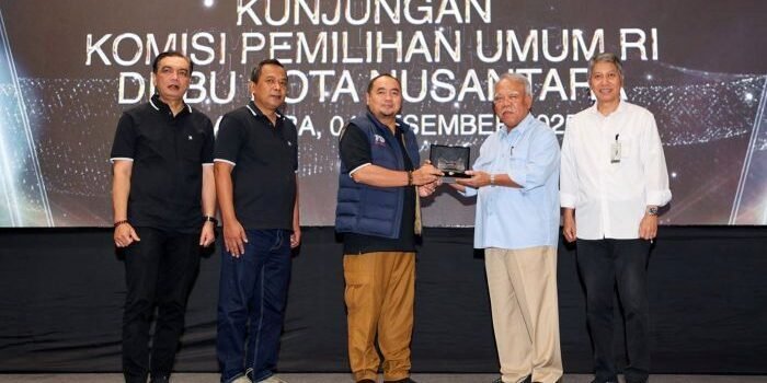 Kunjungan Kerja KPU RI ke IKN pada Kamis, (4/12/2025). Foto: HO/Humas Otorita IKN