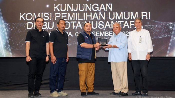 Kunjungan Kerja KPU RI ke IKN pada Kamis, (4/12/2025). Foto: HO/Humas Otorita IKN