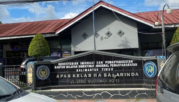 Lembaga Pemasyarakatan Kelas IIA Samarinda. Foto: BorneoFlash/Nur Ainunnisa