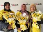 Maxim Indonesia memberikan apresiasi khusus bagi para pengemudi perempuan  Dalam rangka memperingati Hari Ibu di Samarinda dan Balikpapan. Foto: HO/Maxim 