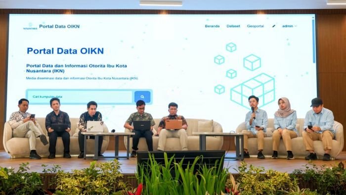 Otorita IKN bersama KementerianPPN/Bappenas resmi meluncurkan Portal Data OIKN pada Selasa (09/12/25). Foto: HO/Humas Otorita IKN