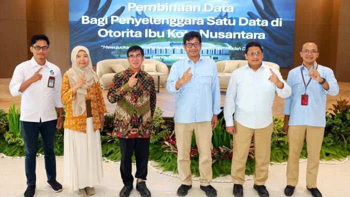 Otorita IKN bersama KementerianPPN/Bappenas resmi meluncurkan Portal Data OIKN pada Selasa (09/12/25). Foto: HO/Humas Otorita IKN