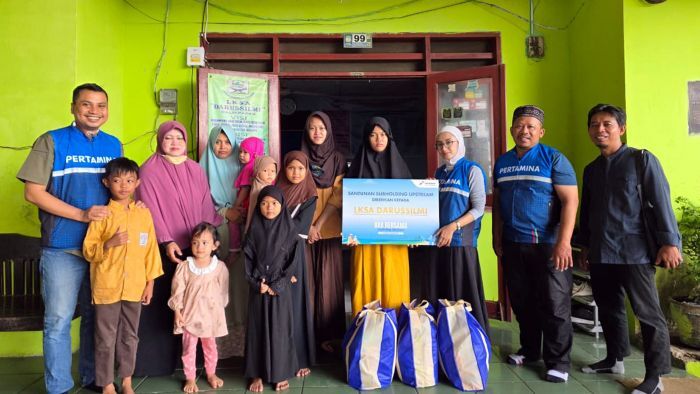 PHI dan Elnusa menyelenggarakan Doa Bersama dan Pemberian Santunan Anak Yatim, pada Jumat (5/12/2025). Foto: HO/PHI
