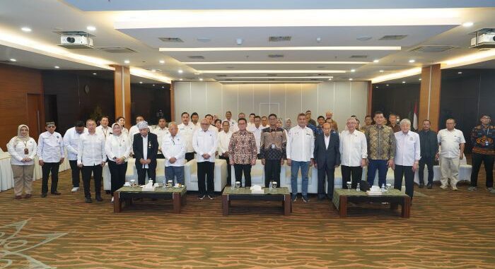 Pelantikan Pengurus DPN Depalindo periode 2025–2029 di Auditorium Gedung Utama Kementerian Perdagangan, Jakarta, pada Jumat (19/12/2025). Foto: HO/DEPALINDO